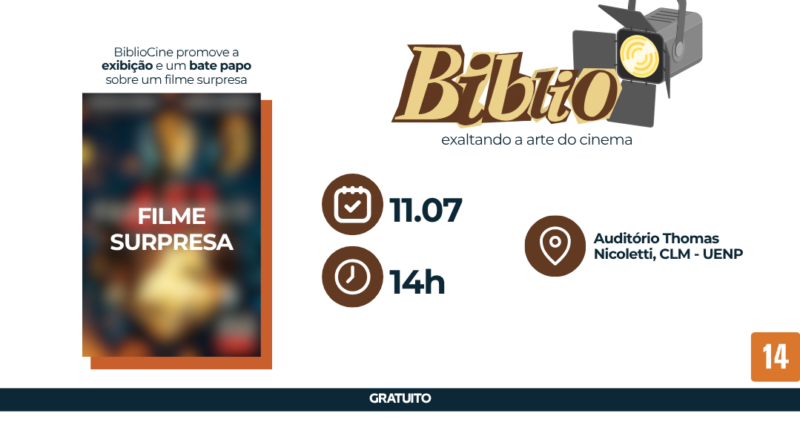 BiblioCine | Julho (2025)
