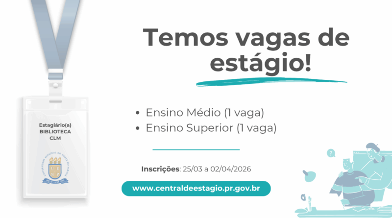 Vagas de estágio (Edital n.º 003/2026)